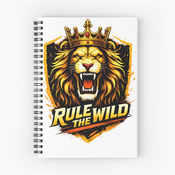 Item preview, Rule The Wild Lion King Crown Motivational Design designed and sold by CreativeMindsetLab.