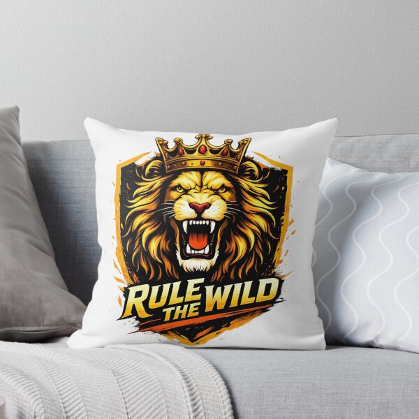 Item preview, Rule The Wild Lion King Crown Motivational Design designed and sold by CreativeMindsetLab.