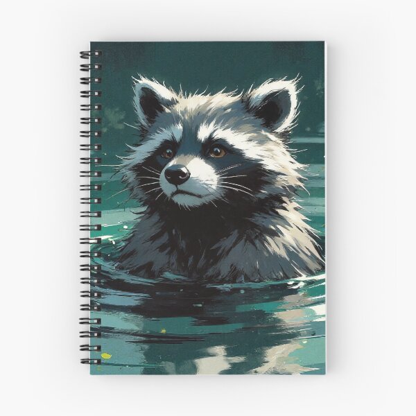 Item preview, Raccoon in the pond designed and sold by The King's general goods.