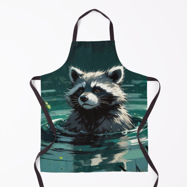 Item preview, Raccoon in the pond designed and sold by The King's general goods.