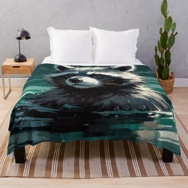Item preview, Raccoon in the pond designed and sold by The King's general goods.
