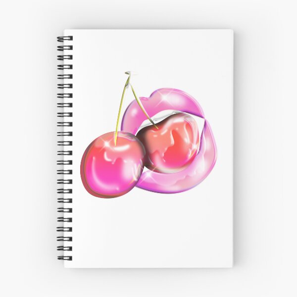 Item preview, Shiny Pink Lips with Cherry Pop Art Glossy Mouth Aesthetic designed and sold by sunnivamla.