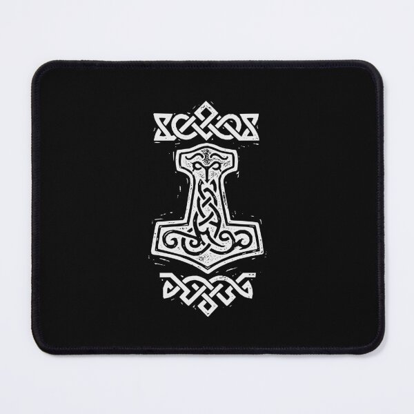 Item preview, Mjolnir Thors Hammer Celtic Knotwork Design designed and sold by LinaValearte.