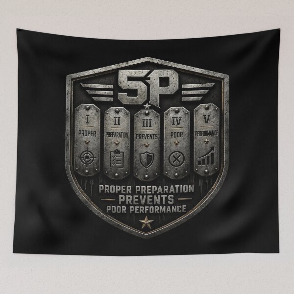 Item preview, 5P Shield – Proper Preparation Prevents Poor Performance designed and sold by NJRNL Apparel .