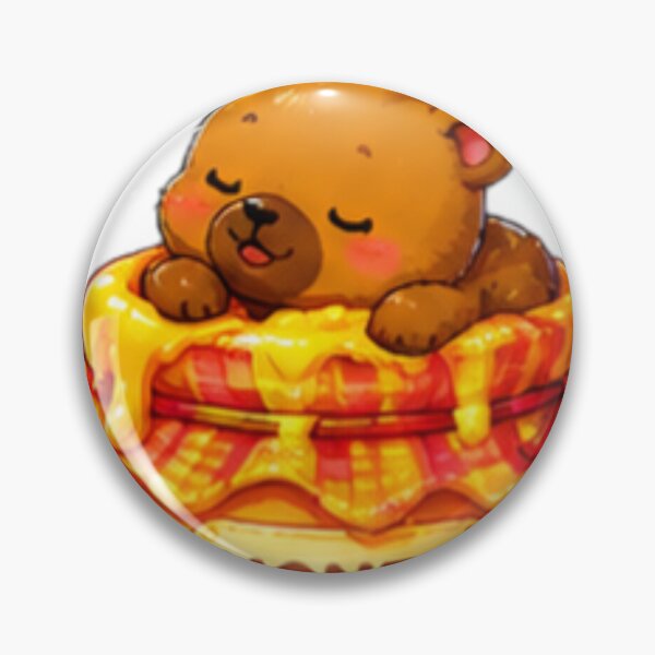 Item preview, Sleeping Bear in Honey Jar designed and sold by DailyDoodlesBySumbul.