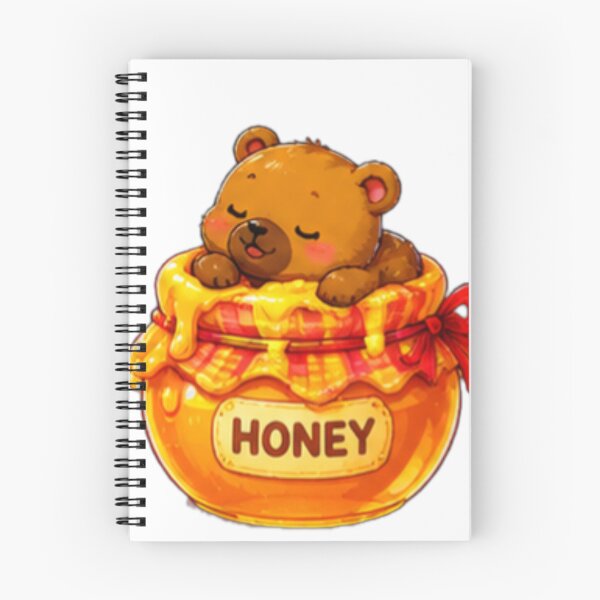 Item preview, Sleeping Bear in Honey Jar designed and sold by DailyDoodlesBySumbul.