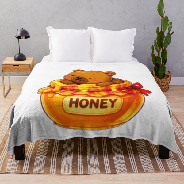 Item preview, Sleeping Bear in Honey Jar designed and sold by DailyDoodlesBySumbul.