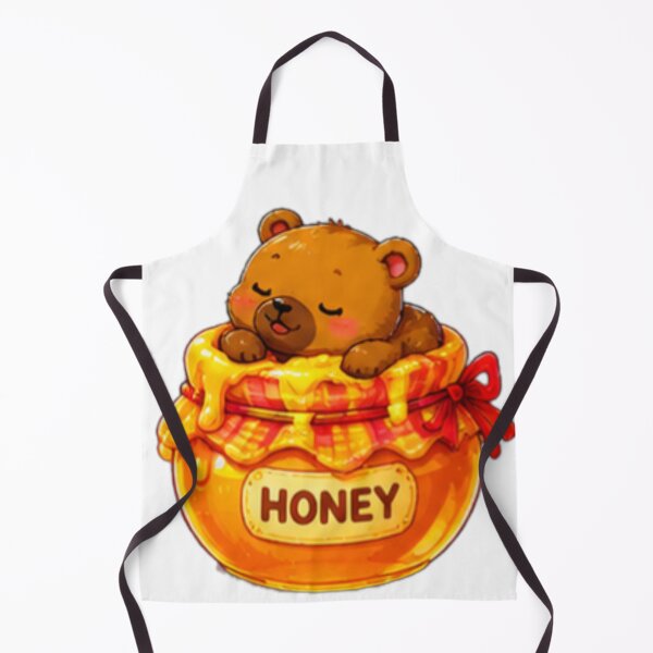 Artikelvorschau, Sleeping Bear in Honey Jar entworfen und verkauft von DailyDoodlesBySumbul.