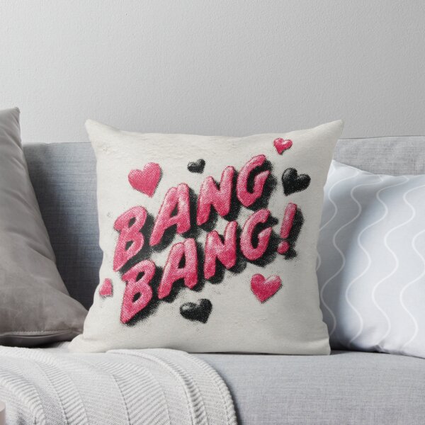 Item preview, Cute Bang Typography With Hearts Romantic Pop Art Design designed and sold by EL-Lebedenko.