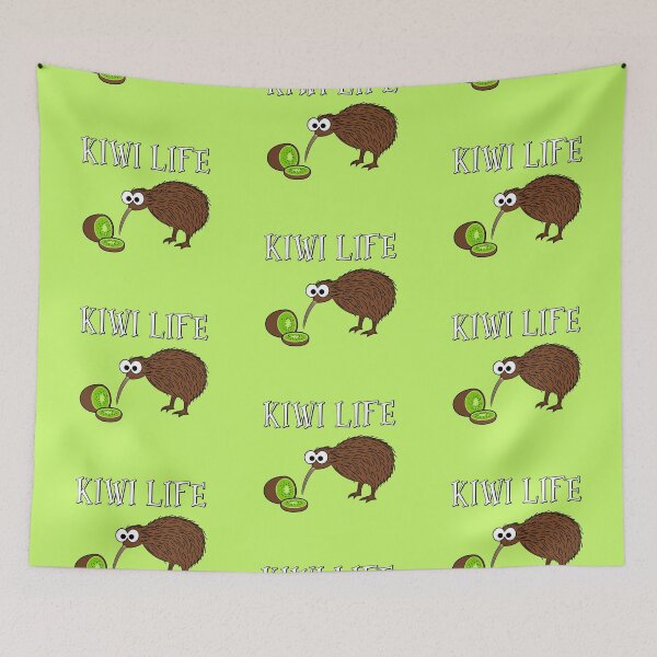 Item preview, Kiwi Life (on Lt. Green) designed and sold by PawsitiveMum3.