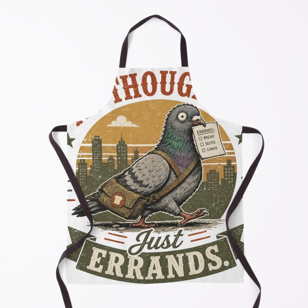 Item preview, No Thoughts Just Errands Pigeon designed and sold by mYaro.