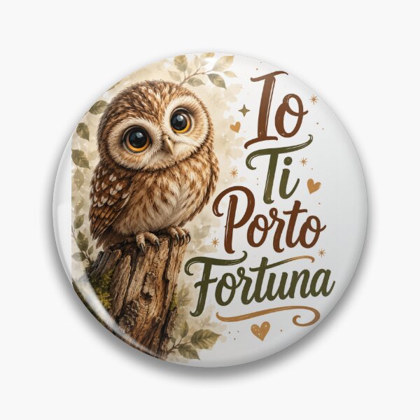 Item preview, Io ti porto fortuna - Gufetto Portafortuna su Tronco designed and sold by RipantinaFantasy .