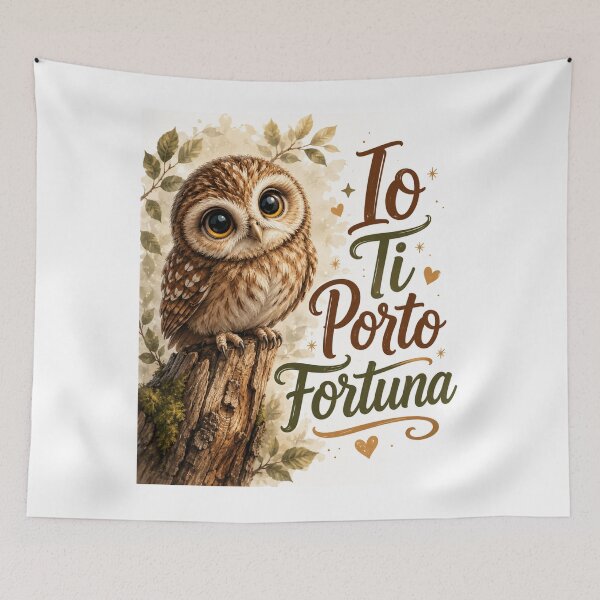 Item preview, Io ti porto fortuna - Gufetto Portafortuna su Tronco designed and sold by RipantinaFantasy .