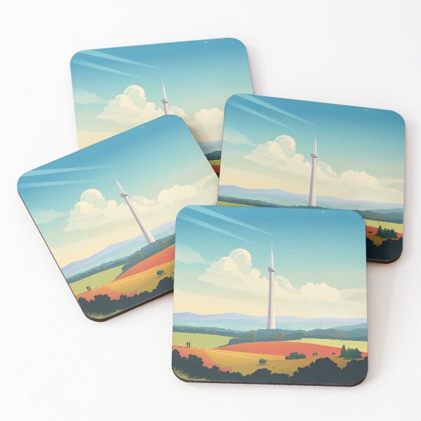 Item preview, Emley Moor, Transmitter Mast Wall Art designed and sold by MarkedArtPrints.