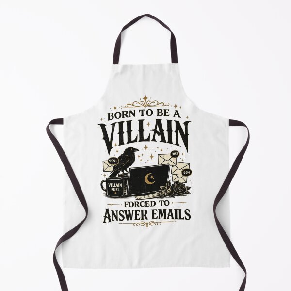 Item preview, Born to Be a Villain Forced to Answer Emails | Dark Academia Raven Shirt | Gothic Office Humor | Book Lover Tee designed and sold by RaeaSunShineDesigns.