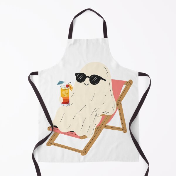 Item preview, Cool Ghost Vacationing in a Deck Chair designed and sold by AllaMashycheva.