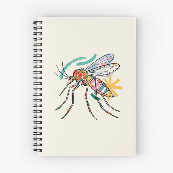 Item preview, Abstract Mosquito Aesthetic Colorful Insect Paint Stroke Art designed and sold by KiwiRider.