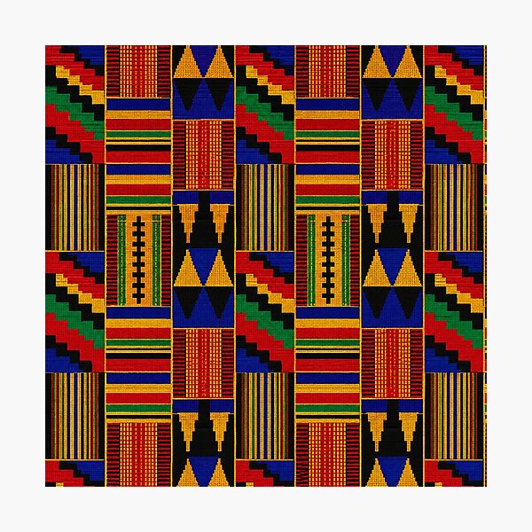 Item preview, Colorful Kente Cloth Style Pattern designed and sold by BlessedBlackBeautiful.