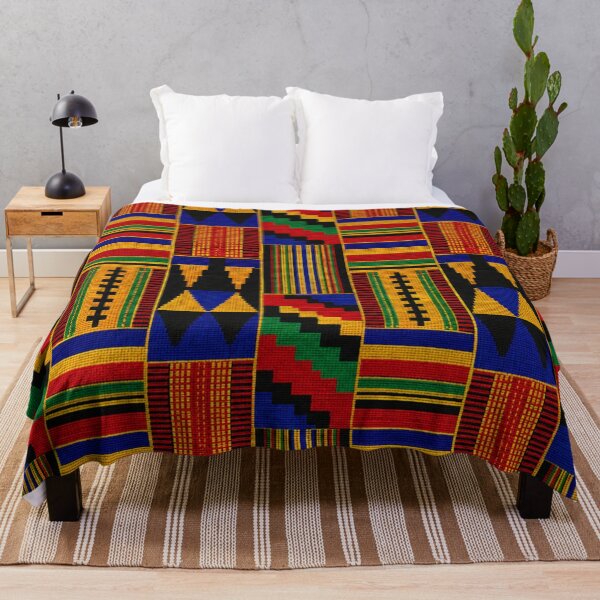 Item preview, Colorful Kente Cloth Style Pattern designed and sold by BlessedBlackBeautiful.