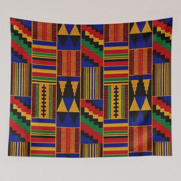 Item preview, Colorful Kente Cloth Style Pattern designed and sold by BlessedBlackBeautiful.