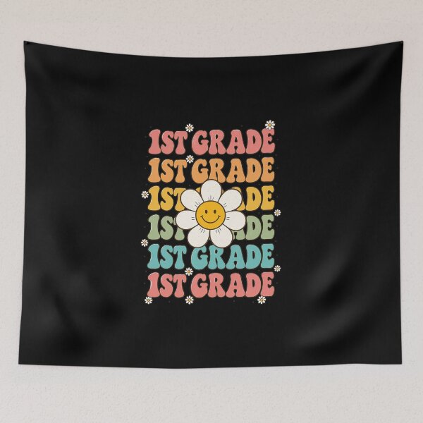 Item preview, Retro 1st Grade Daisy Back to School designed and sold by msmeylin.