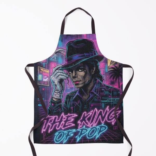 Item preview, The King of Pop - Retro Synthwave Style designed and sold by JoseaStore.