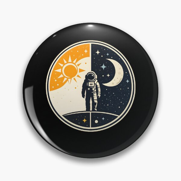 Item preview, Astronaut Day Night Sun Moon Space Design designed and sold by CreativeMindsetLab.