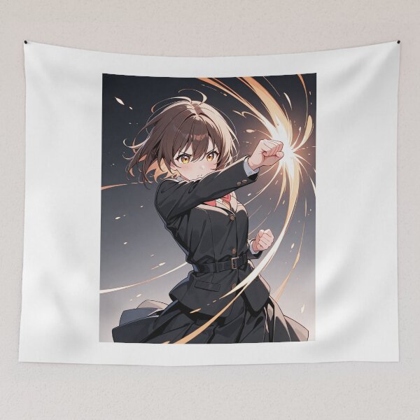 Item preview, Art - Stylized Manga Character, Energy and Action in the Anime Universe designed and sold by AnimeShin.