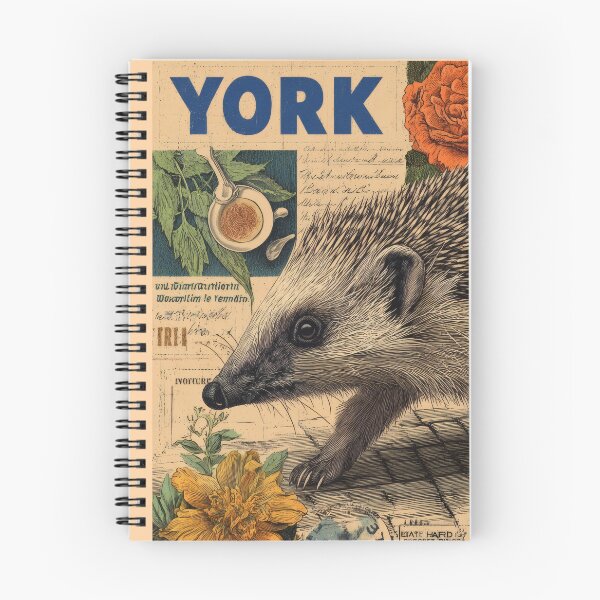 Item preview, Hedgehog Among Flowers and York Memories designed and sold by CoffeeinBloom.