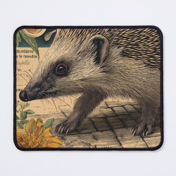 Item preview, Hedgehog Among Flowers and York Memories designed and sold by CoffeeinBloom.