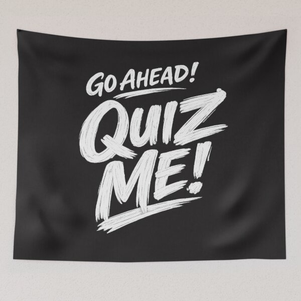 Item preview, Go Ahead! Quiz me! Back to School design. designed and sold by shorethings.