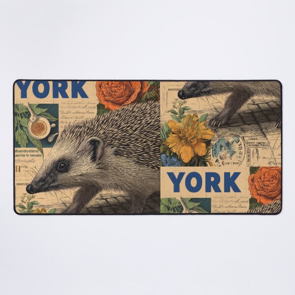 Item preview, Hedgehog Among Flowers and York Memories designed and sold by CoffeeinBloom.