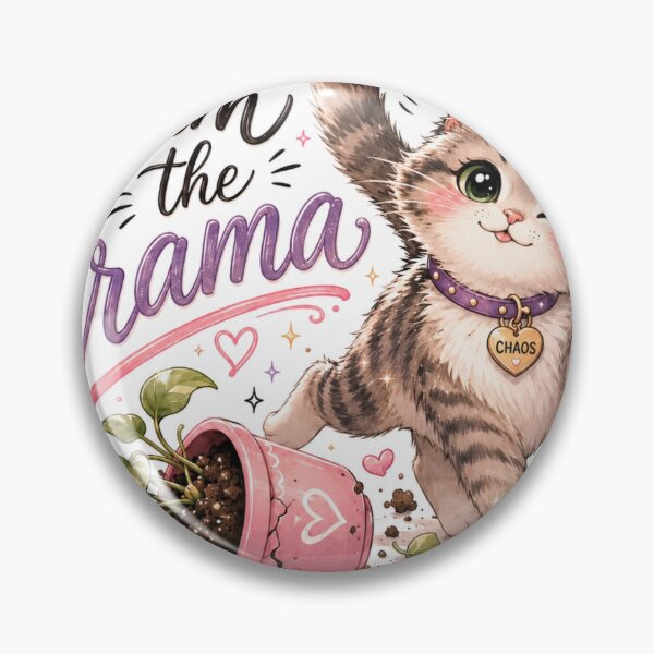 Item preview, I am the drama cat sticker designed and sold by Kk1124.