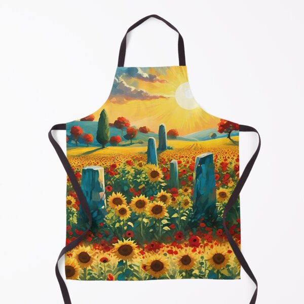 Item preview, Litha Radiance - Sacred field of sunflowers and poppies designed and sold by NeyhineAngelionShop.