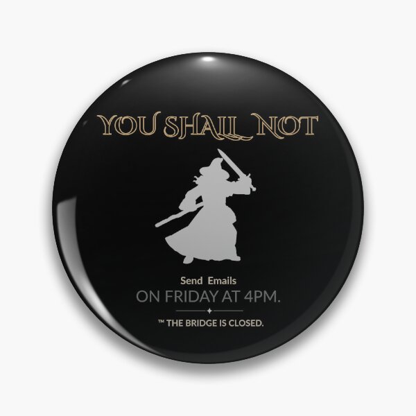 Item preview, You shall not - funny office- fellowship designed and sold by BlueprintBold.