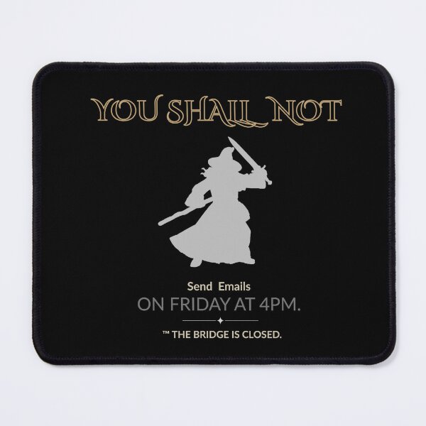 Item preview, You shall not - funny office- fellowship designed and sold by BlueprintBold.