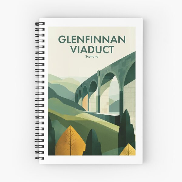 Item preview, Glenfinnan Viaduct, Classic Railway Wall Art designed and sold by MarkedArtPrints.