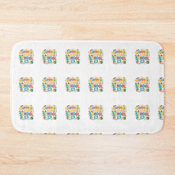 Item preview, Colorful Summer Vacation Ends School Season Back to Learning designed and sold by AchraffPrint.