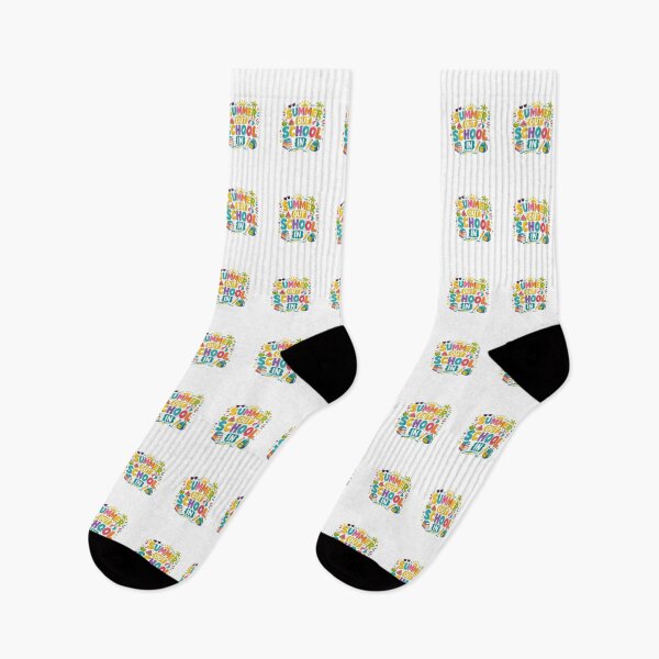 Item preview, Colorful Summer Vacation Ends School Season Back to Learning designed and sold by AchraffPrint.