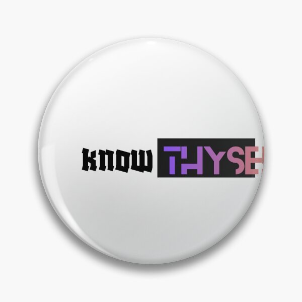 Item preview, Know Thyself Modern Typography Design designed and sold by MissLotusStudio.