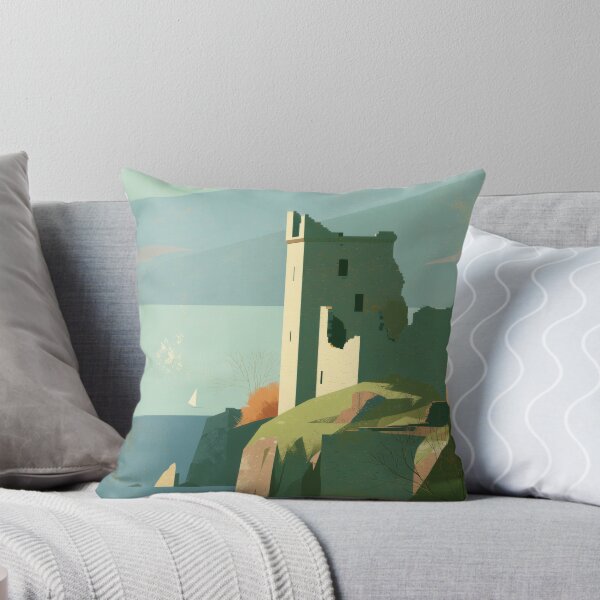 Item preview, Urquhart Castle, Loch Ness Ruins Wall Art designed and sold by MarkedArtPrints.