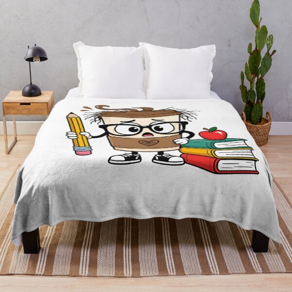Item preview, Cute Coffee Teacher Book Lover Back To School Design designed and sold by Nawi32.