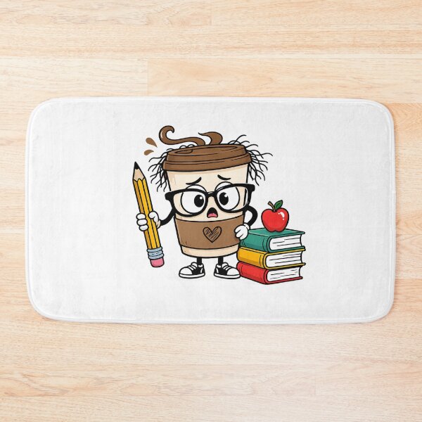 Item preview, Cute Coffee Teacher Book Lover Back To School Design designed and sold by Nawi32.