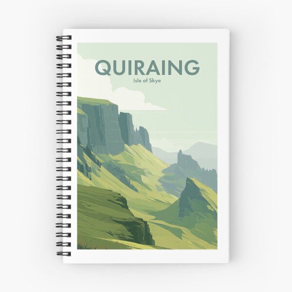 Artikelvorschau, Quiraing, Isle of Skye, Antike Erdrutsch-Wandkunst entworfen und verkauft von MarkedArtPrints.