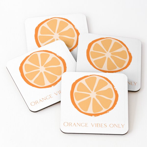Item preview, Orange Vibes Only – Fresh Citrus Slice Minimalist Illustration designed and sold by SDKENERGY.