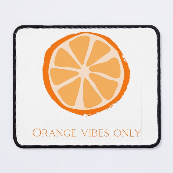 Item preview, Orange Vibes Only – Fresh Citrus Slice Minimalist Illustration designed and sold by SDKENERGY.