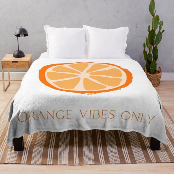 Item preview, Orange Vibes Only – Fresh Citrus Slice Minimalist Illustration designed and sold by SDKENERGY.