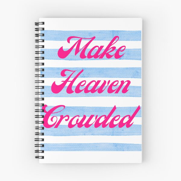 Item preview, Make Heaven Crowded - Retro Hot Pink & Blue Stripes designed and sold by BumbleBloom7.