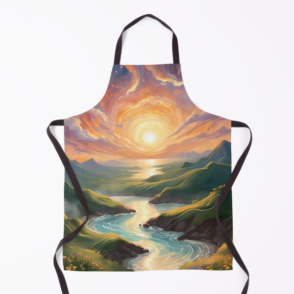Item preview, Solar Zenith - Fiery sky and coastal landscape at the solstice designed and sold by NeyhineAngelionShop.