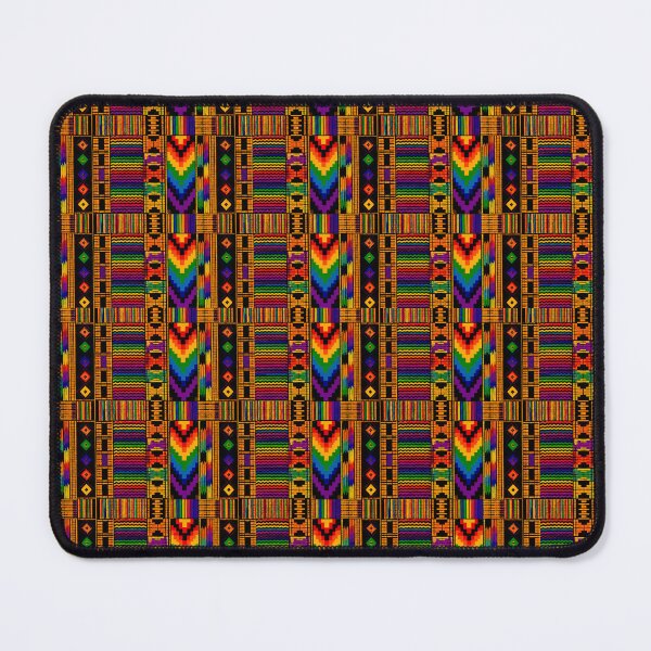 Item preview, Rainbow Kente Cloth Inspired Pattern designed and sold by BlessedBlackBeautiful.